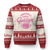 Fantasy Football Goddess Knit Sweatshirt Sports Party Gifts TS10 Red Print Your Wear