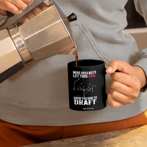 Girls Fantasy Football Coffee Mug Move Over Boys Draft Party Commish FFL TS10 Print Your Wear