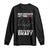 Girls Fantasy Football Long Sleeve Shirt Move Over Boys Draft Party Commish FFL TS10 Black Print Your Wear
