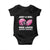 Funny Just A Girl Who Loves Fantasy Football Baby Onesie TS10 Black Print Your Wear