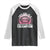 Funny This Girl Is A Fantasy Football Champion Raglan Shirt Retro Champ Champion Draft TS10 Black White Print Your Wear