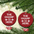 Funny Fantasy Football Champion Christmas Ornament Champ Draft Party Commish FFL TS10 Circle Red Print Your Wear