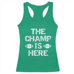Funny Fantasy Football Champion Racerback Tank Top Champ Draft Party Commish FFL TS10 Irish Green Print Your Wear