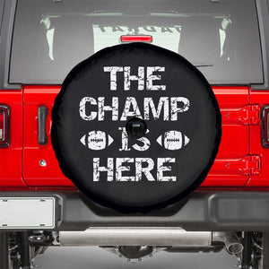 Funny Fantasy Football Champion Spare Tire Cover Champ Draft Party Commish FFL TS10 Black Print Your Wear