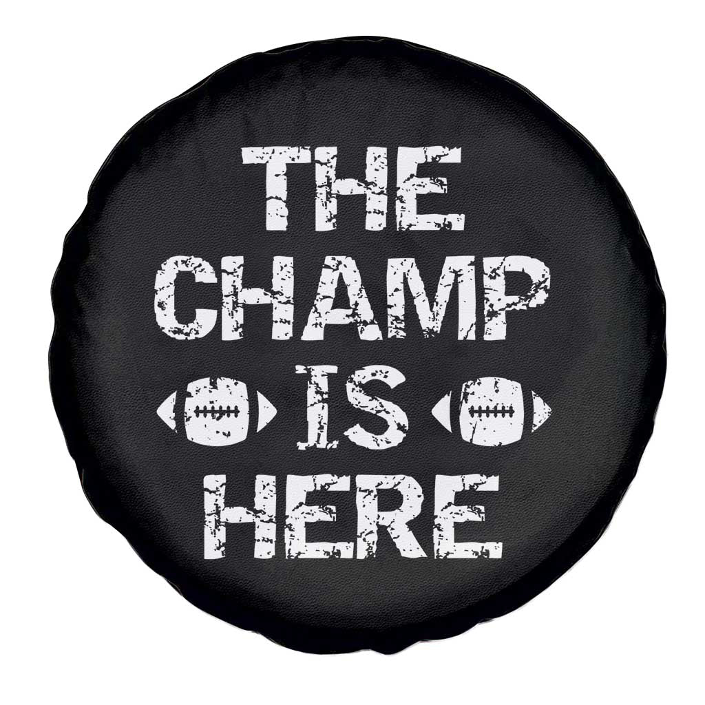 Funny Fantasy Football Champion Spare Tire Cover Champ Draft Party Commish FFL TS10 Print Your Wear