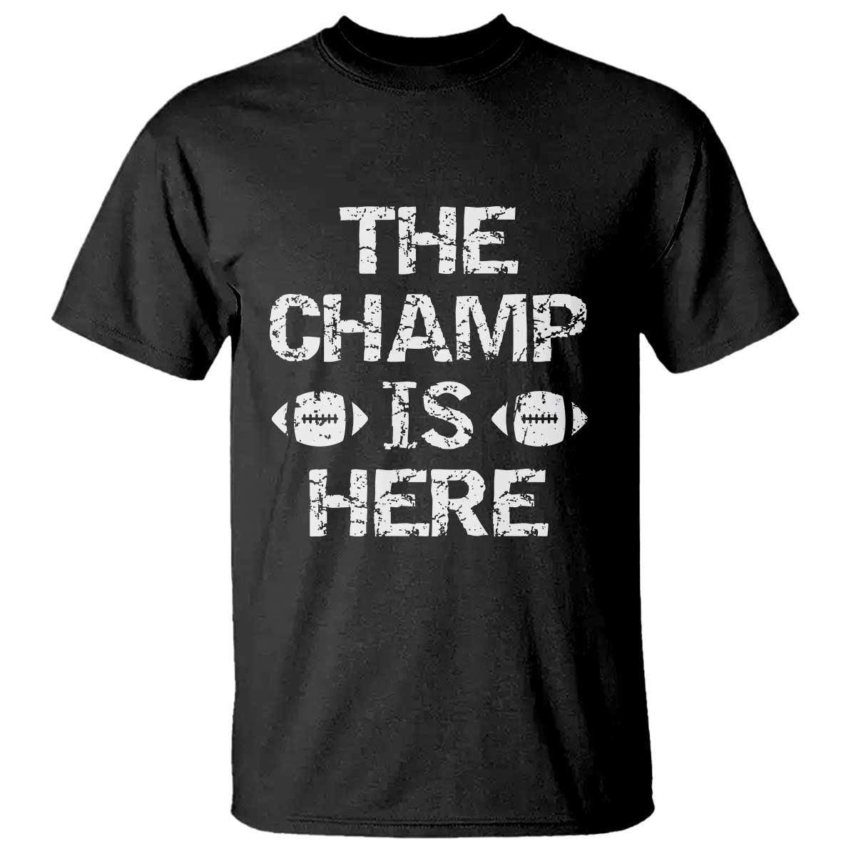 Funny Fantasy Football Champion T Shirt Champ Draft Party Commish FFL TS10 Black Print Your Wear