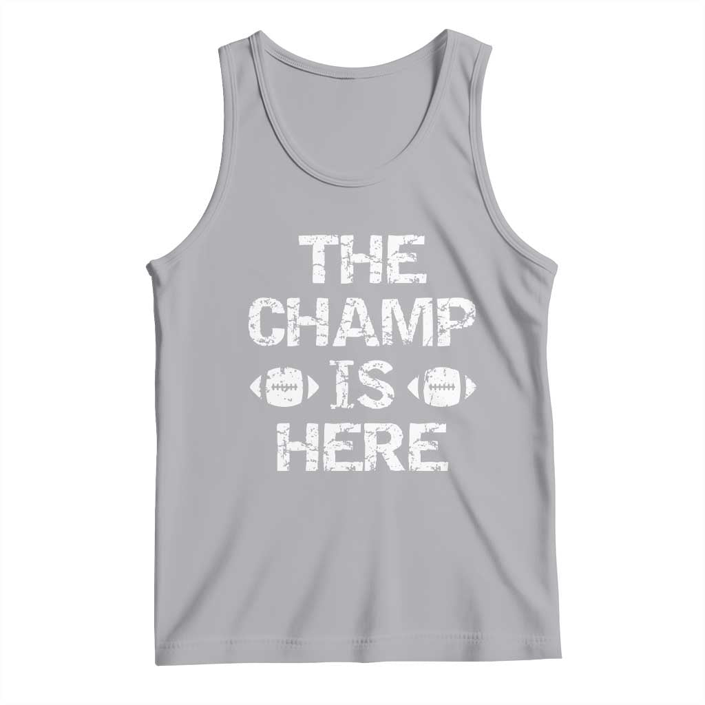Funny Fantasy Football Champion Tank Top Champ Draft Party Commish FFL TS10 Athletic Heather Print Your Wear