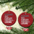 Husband Dad Fantasy Football Legend Christmas Ornament Retro Fathers Day TS10 Circle Red Print Your Wear