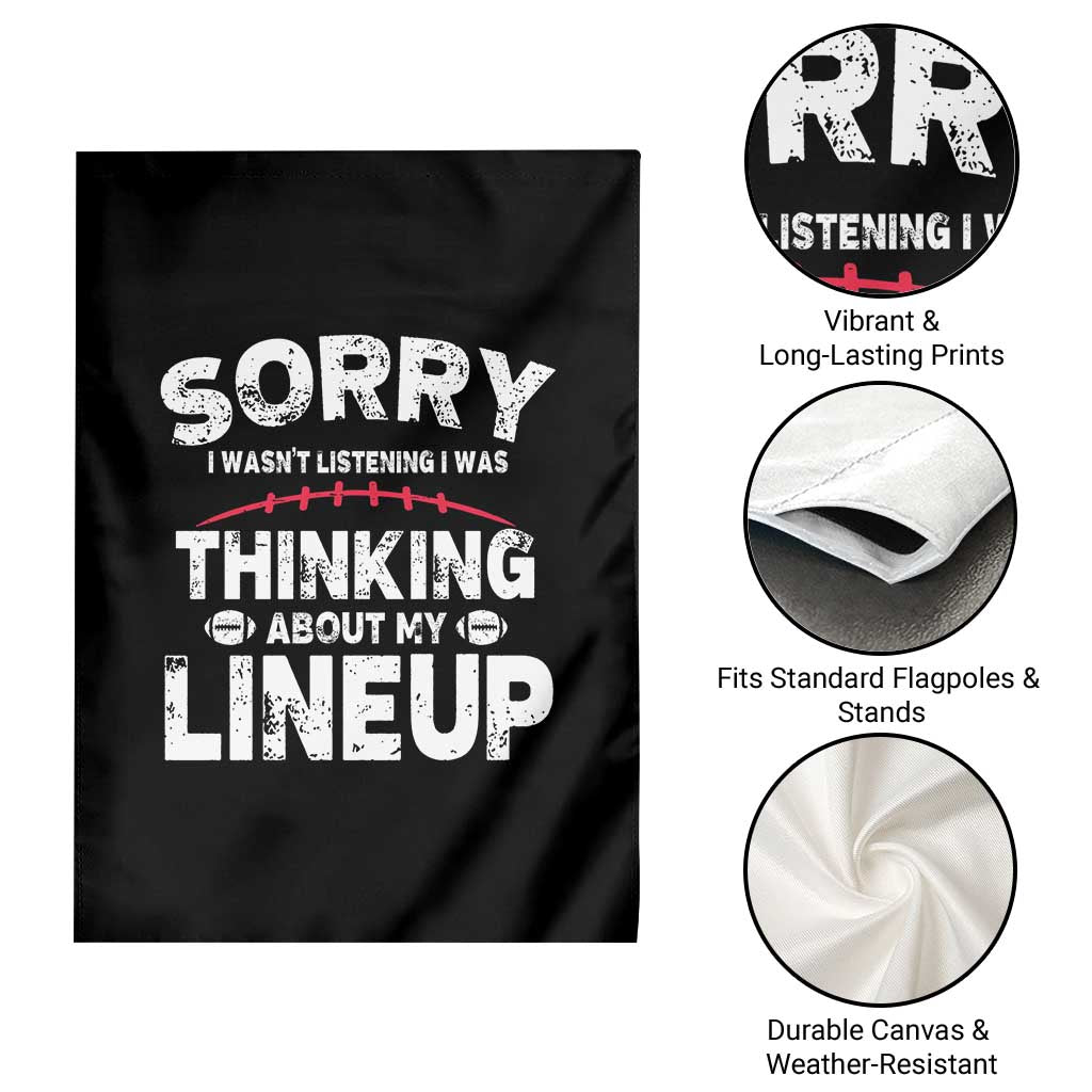Funny Fantasy Football Player Garden Flag Commissioner Draft Party TS10 Print Your Wear