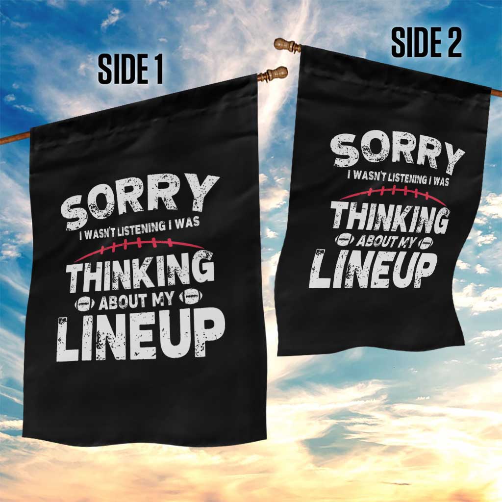 Funny Fantasy Football Player Garden Flag Commissioner Draft Party TS10 Print Your Wear