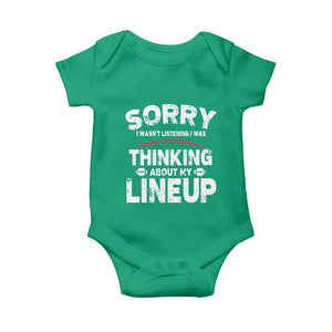 Funny Fantasy Football Player Baby Onesie Commissioner Draft Party TS10 Irish Green Print Your Wear