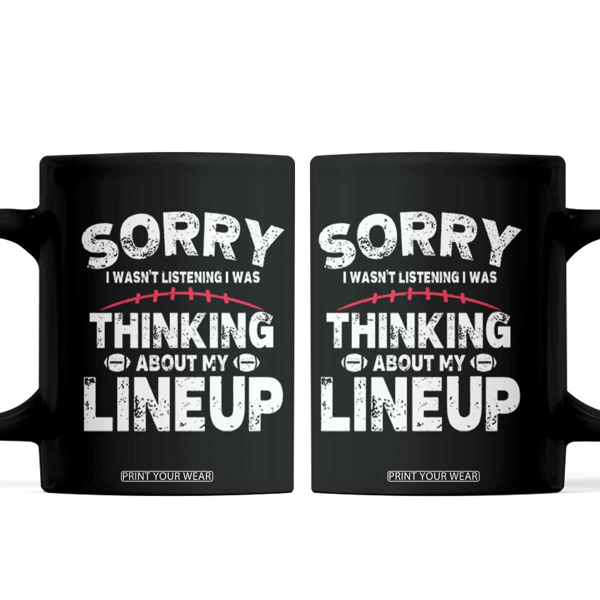 Funny Fantasy Football Player Coffee Mug Commissioner Draft Party TS10 Black Print Your Wear