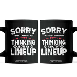 Funny Fantasy Football Player Coffee Mug Commissioner Draft Party TS10 Black Print Your Wear