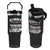 Funny Fantasy Football Player Flip Straw Tumbler Commissioner Draft Party TS10 One Size: 30 oz Black Print Your Wear