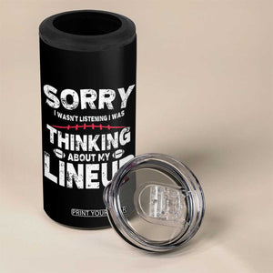 Funny Fantasy Football Player 4 in 1 Can Cooler Tumbler Commissioner Draft Party TS10 Print Your Wear