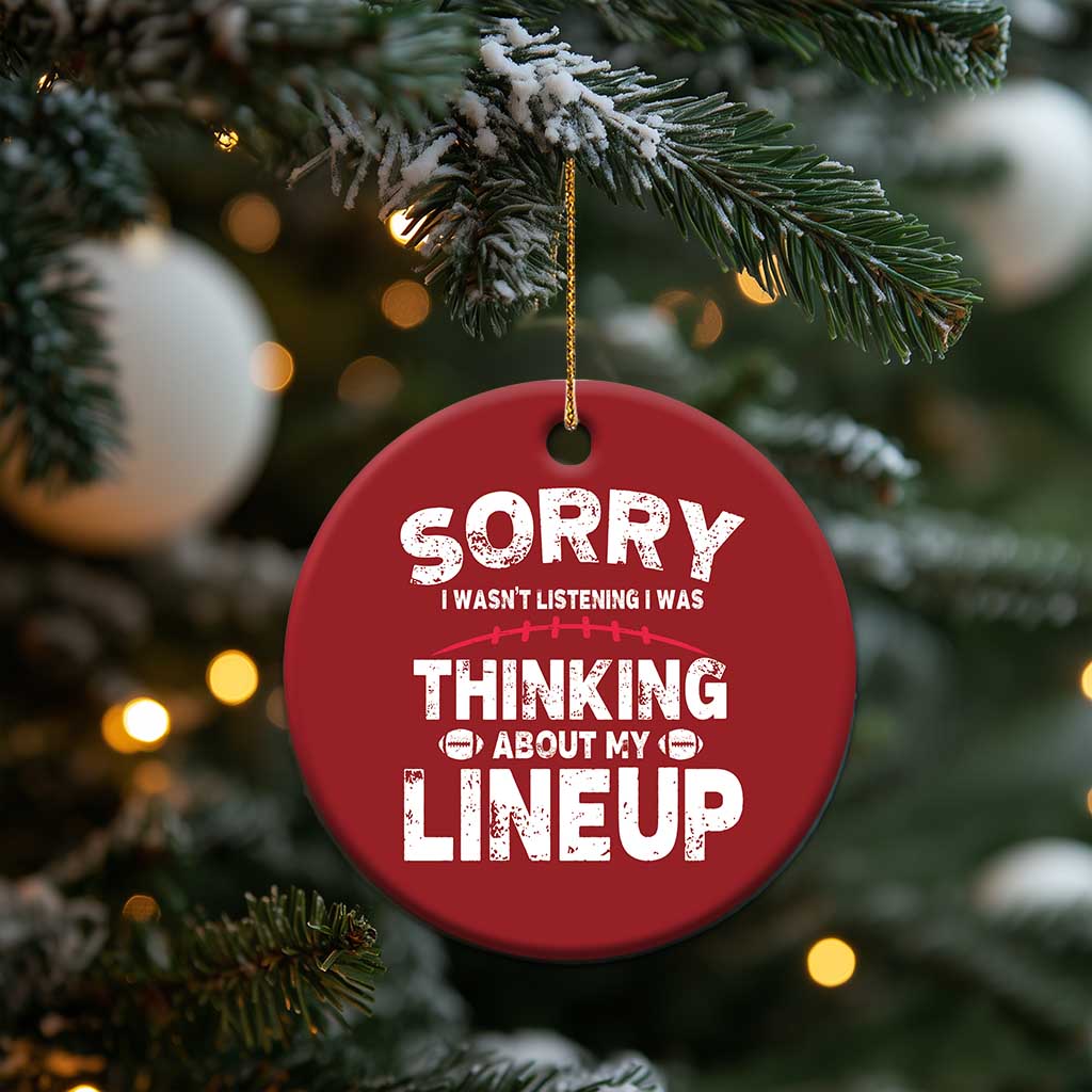 Funny Fantasy Football Player Christmas Ornament Commissioner Draft Party TS10 Print Your Wear