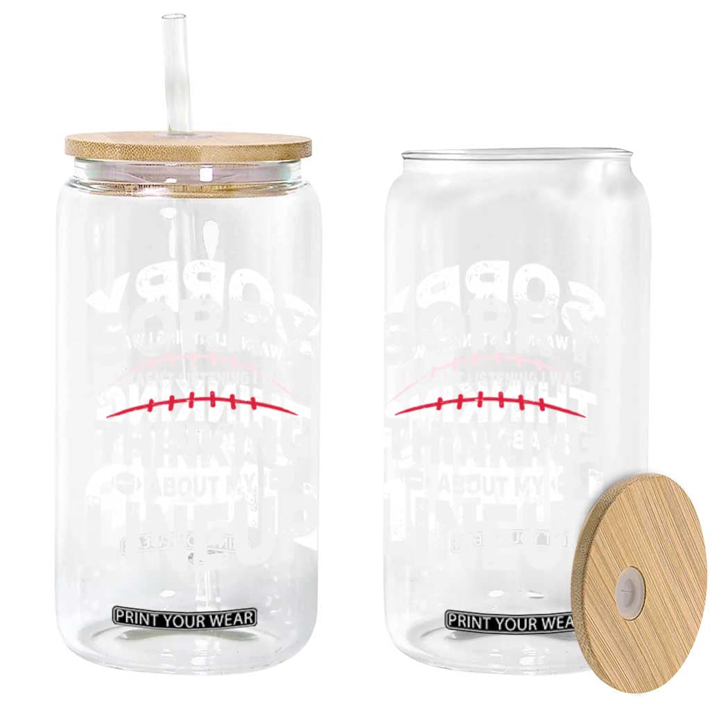 Funny Fantasy Football Player Glass Can Commissioner Draft Party TS10 Print Your Wear