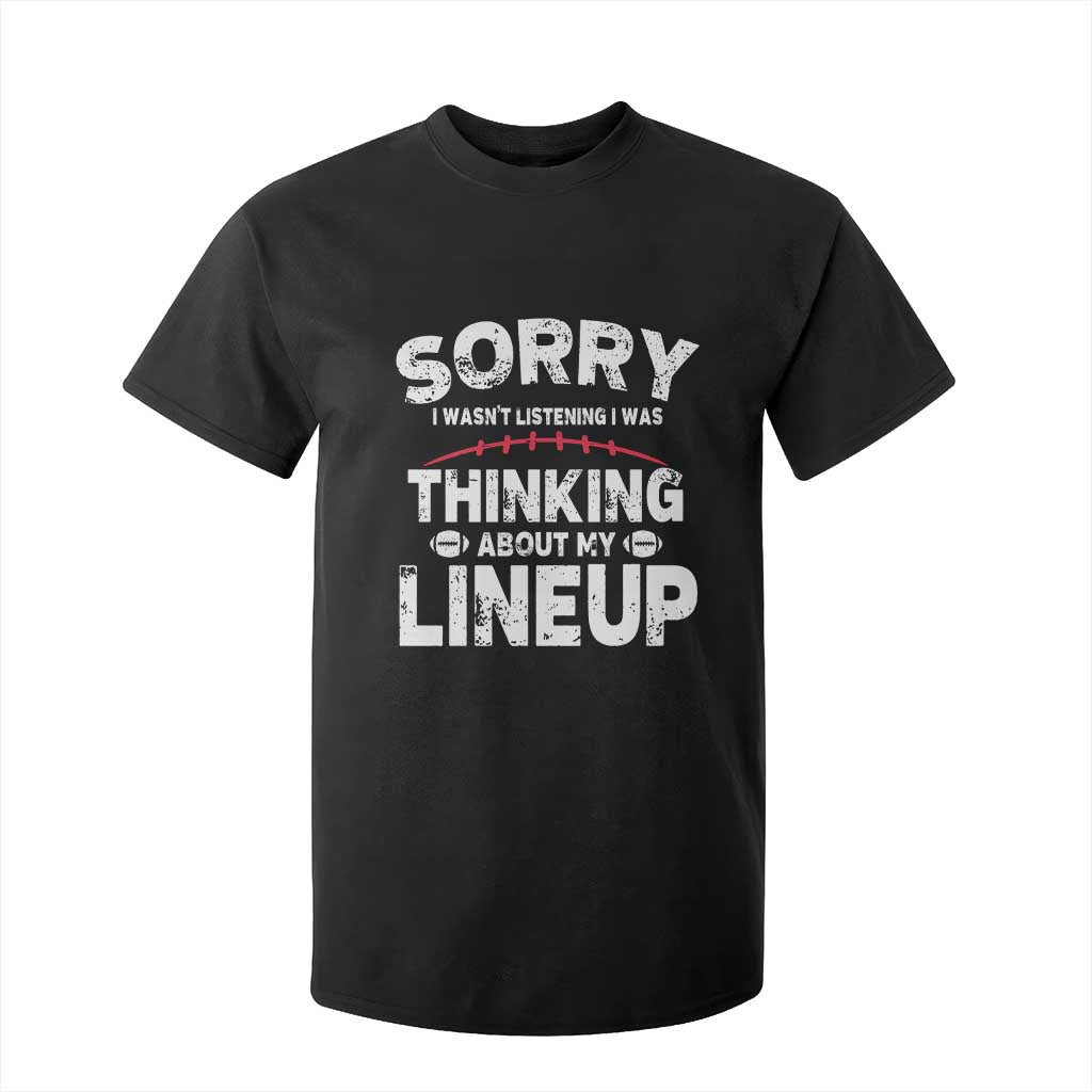 Funny Fantasy Football Player T Shirt For Kid Commissioner Draft Party TS10 Black Print Your Wear
