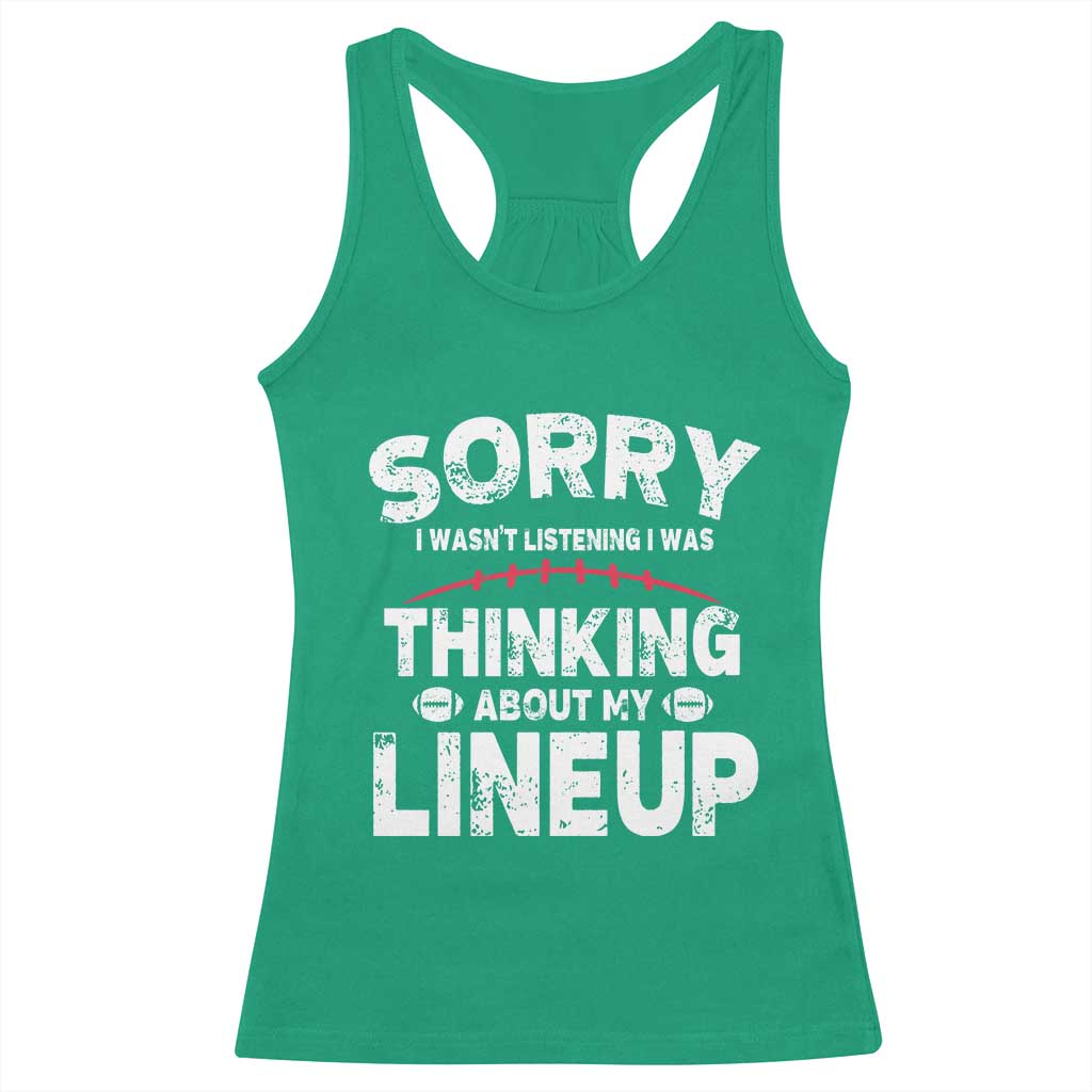 Funny Fantasy Football Player Racerback Tank Top Commissioner Draft Party TS10 Irish Green Print Your Wear