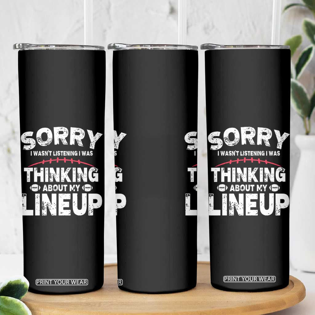 Funny Fantasy Football Player Skinny Tumbler Commissioner Draft Party TS10 Print Your Wear