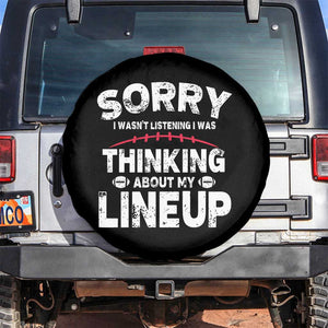 Funny Fantasy Football Player Spare Tire Cover Commissioner Draft Party TS10 No hole Black Print Your Wear