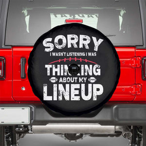 Funny Fantasy Football Player Spare Tire Cover Commissioner Draft Party TS10 Black Print Your Wear
