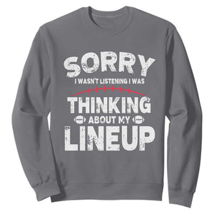 Funny Fantasy Football Player Sweatshirt Commissioner Draft Party TS10 Charcoal Print Your Wear