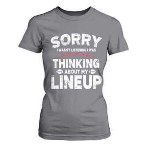 Funny Fantasy Football Player T Shirt For Women Commissioner Draft Party TS10 Charcoal Print Your Wear