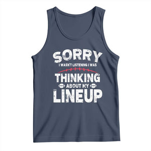 Funny Fantasy Football Player Tank Top Commissioner Draft Party TS10 Navy Print Your Wear