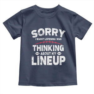 Funny Fantasy Football Player Toddler T Shirt Commissioner Draft Party TS10 Navy Print Your Wear