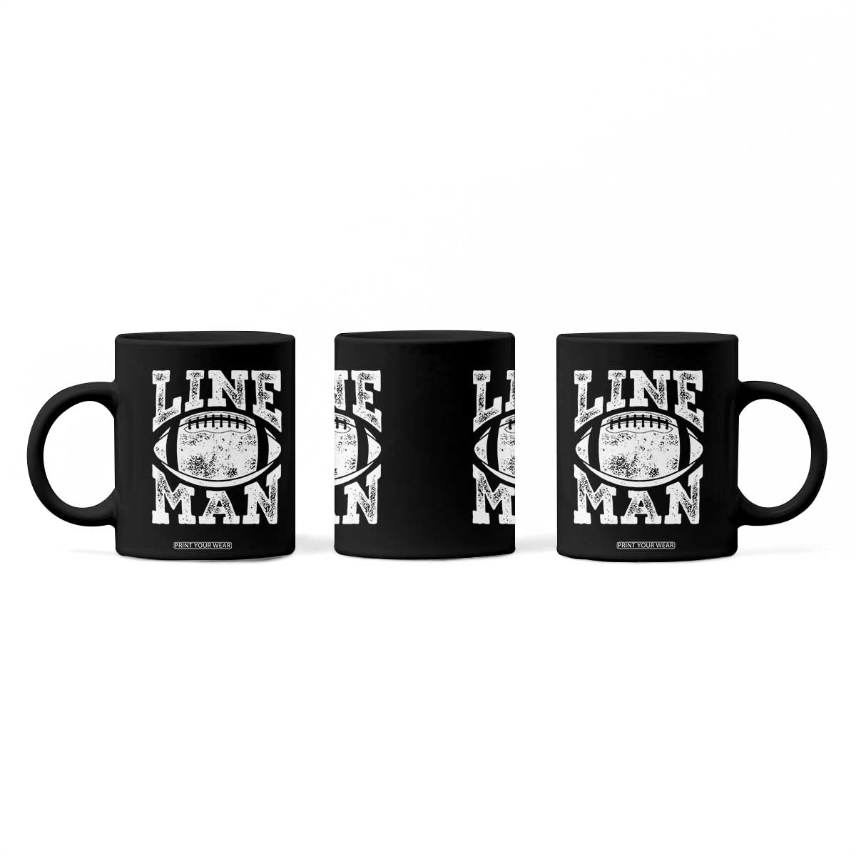 Football Linemen Coffee Mug Vintage Offensive Lineman TS10 Print Your Wear