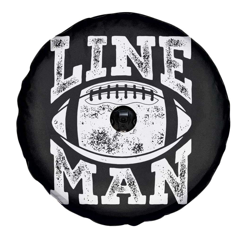 Football Linemen Spare Tire Cover Vintage Offensive Lineman TS10 Print Your Wear