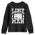 Football Linemen Youth Sweatshirt Vintage Offensive Lineman TS10 Black Print Your Wear