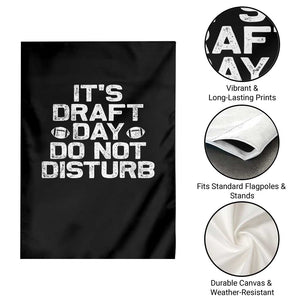 Funny Fantasy Football Garden Flag It's Draft Day Do Not Disturb TS10 Print Your Wear