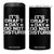 Funny Fantasy Football 4 in 1 Can Cooler Tumbler It's Draft Day Do Not Disturb TS10 One Size: 16 oz Black Print Your Wear
