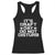 Funny Fantasy Football Racerback Tank Top It's Draft Day Do Not Disturb TS10 Black Print Your Wear