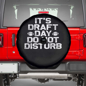 Funny Fantasy Football Spare Tire Cover It's Draft Day Do Not Disturb TS10 Black Print Your Wear