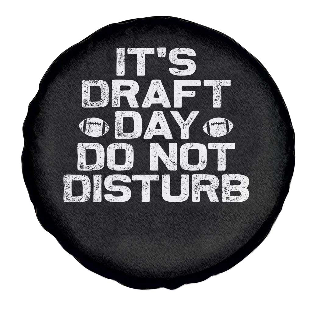 Funny Fantasy Football Spare Tire Cover It's Draft Day Do Not Disturb TS10 Print Your Wear