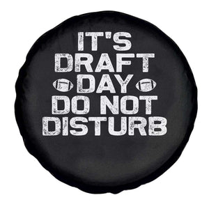 Funny Fantasy Football Spare Tire Cover It's Draft Day Do Not Disturb TS10 Print Your Wear