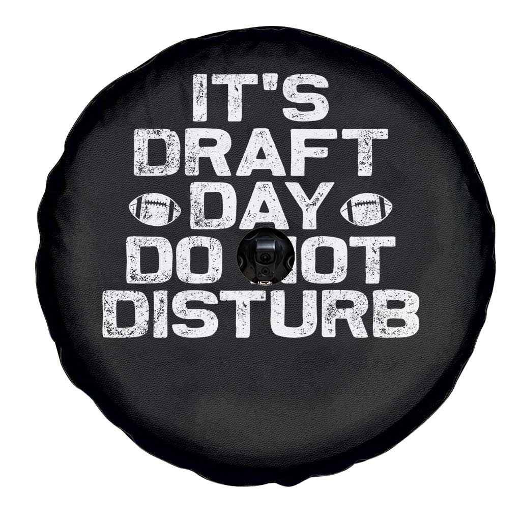 Funny Fantasy Football Spare Tire Cover It's Draft Day Do Not Disturb TS10 Print Your Wear