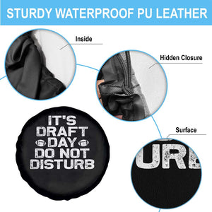 Funny Fantasy Football Spare Tire Cover It's Draft Day Do Not Disturb TS10 Print Your Wear