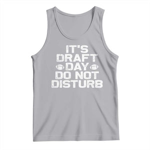 Funny Fantasy Football Tank Top It's Draft Day Do Not Disturb TS10 Athletic Heather Print Your Wear