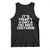 Funny Fantasy Football Tank Top It's Draft Day Do Not Disturb TS10 Black Print Your Wear