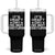 Funny Fantasy Football Tumbler With Handle It's Draft Day Do Not Disturb TS10 One Size: 40 oz Black Print Your Wear