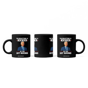 Funny Fantasy Football Coffee Mug Joe Biden Confused Drafting Kicker Draft Party TS10 Print Your Wear