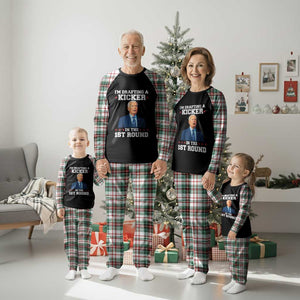Funny Fantasy Football Plaid Pajama Set Joe Biden Confused Drafting Kicker Draft Party TS10 Christmas Plaid Print Your Wear