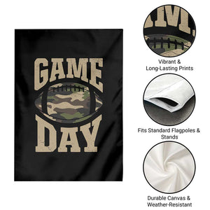 Game Day Football Garden Flag Funny Sunday Retro Camo Camouflage TS10 Print Your Wear