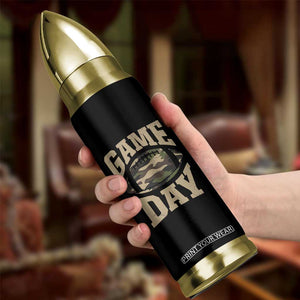 Game Day Football Bullet Tumbler Funny Sunday Retro Camo Camouflage TS10 Print Your Wear