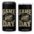 Game Day Football 4 in 1 Can Cooler Tumbler Funny Sunday Retro Camo Camouflage TS10 One Size: 16 oz Black Print Your Wear