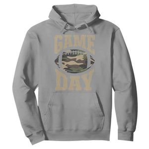 Game Day Football Hoodie Funny Sunday Retro Camo Camouflage TS10 Sport Gray Print Your Wear